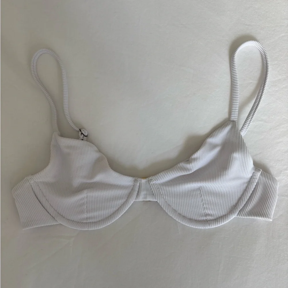 Beach Riot Ribbed White Bikini - Picture 11 of 16